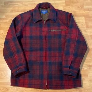 Pendleton Wool Mens Coat Size Large